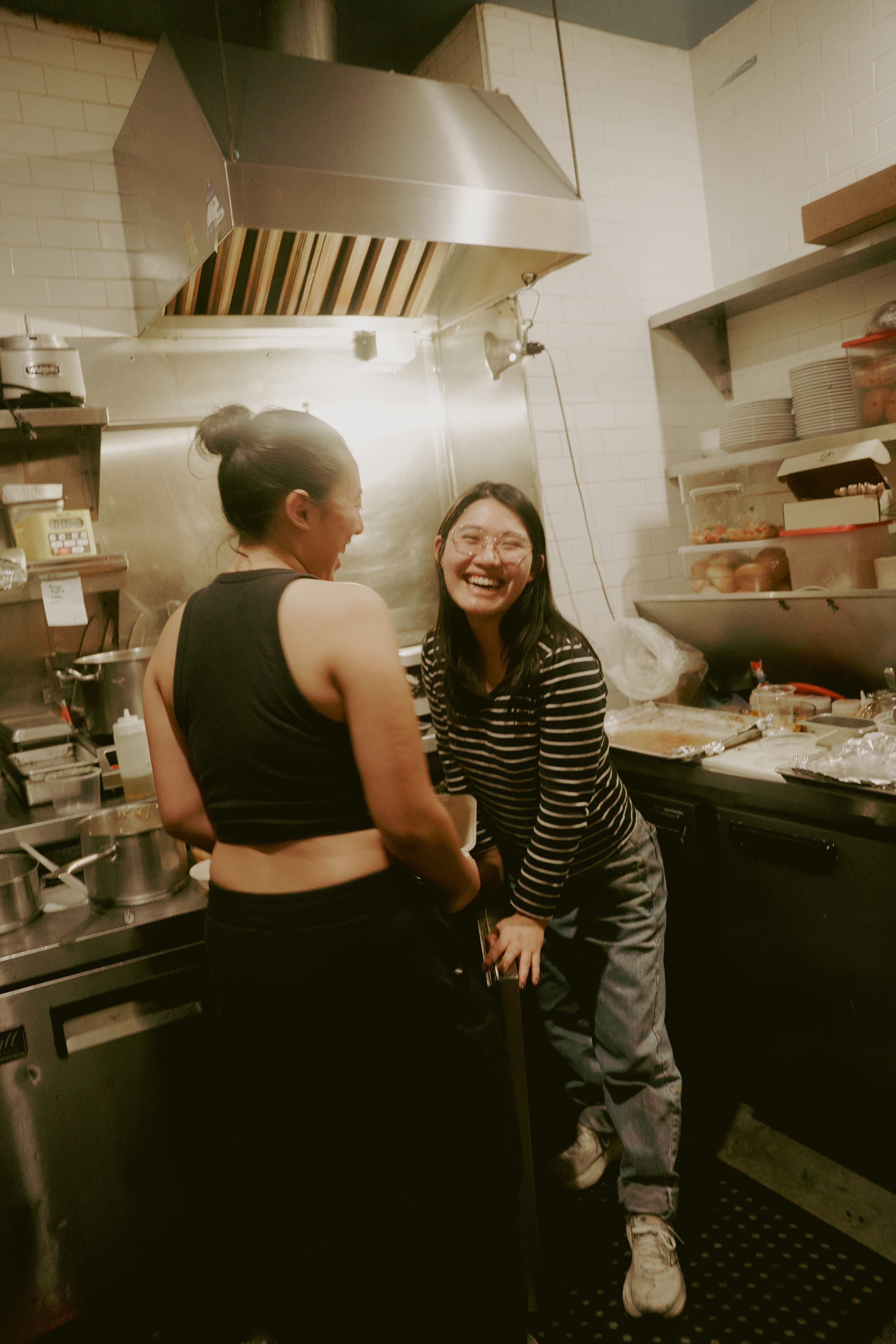 Me and my collaborator Carrie Hsu!